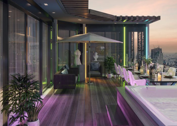 Penthouse Outdoor view 2
